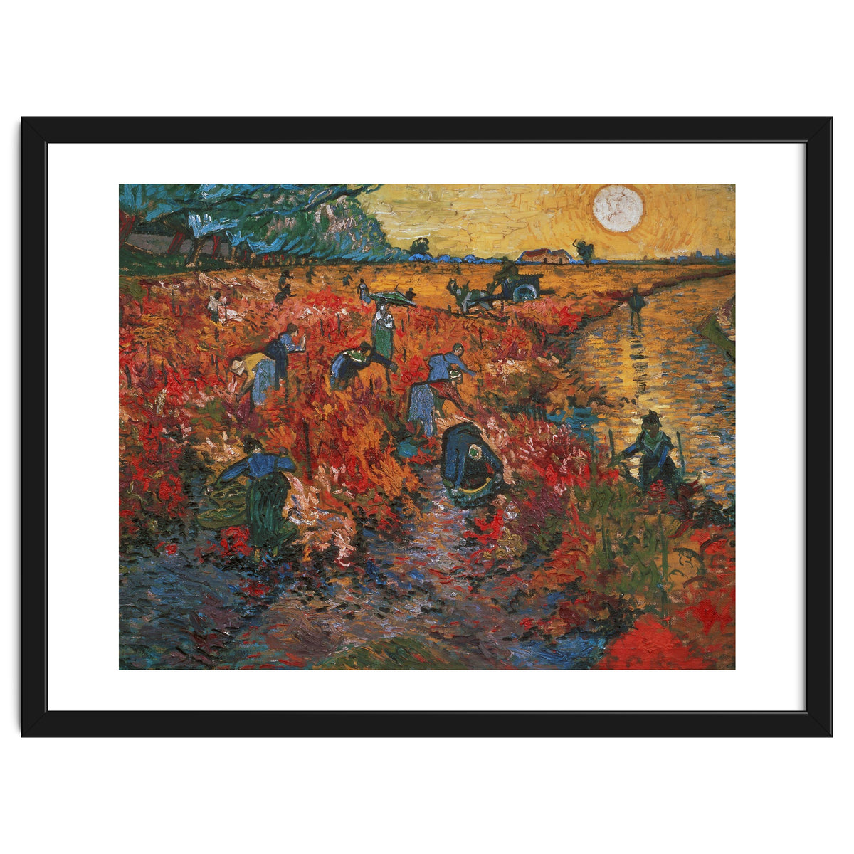 The red Vineyard at Arles,1888. Canvas,73 x 91 cm.