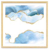 Blue & Gold Glitter Agate Texture 06 thumbnail