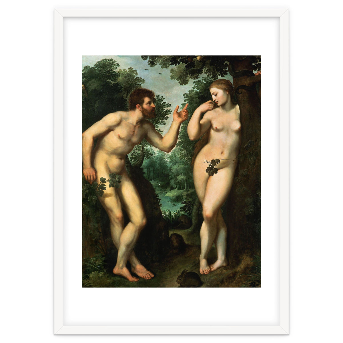 Peter Paul Rubens / 'Adam and Eve', c. 1597, Oil on panel, 180 x 158 cm. Pieter Paul Rubens.