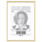 Receipt Art Gillian Anderson thumbnail
