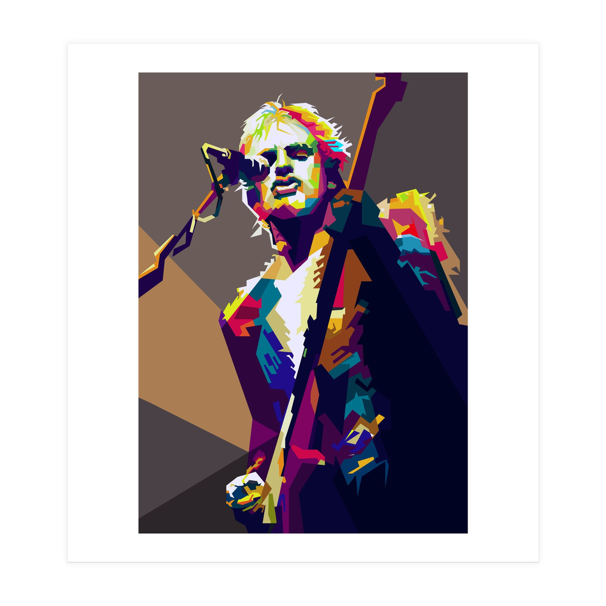 Sting The Police Pop Art WPAP (Print Only)