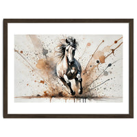 Galloping Horse Front View