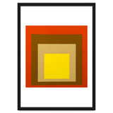 Josef Albers - Red, Brown, Golden thumbnail
