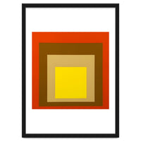 Josef Albers - Red, Brown, Golden