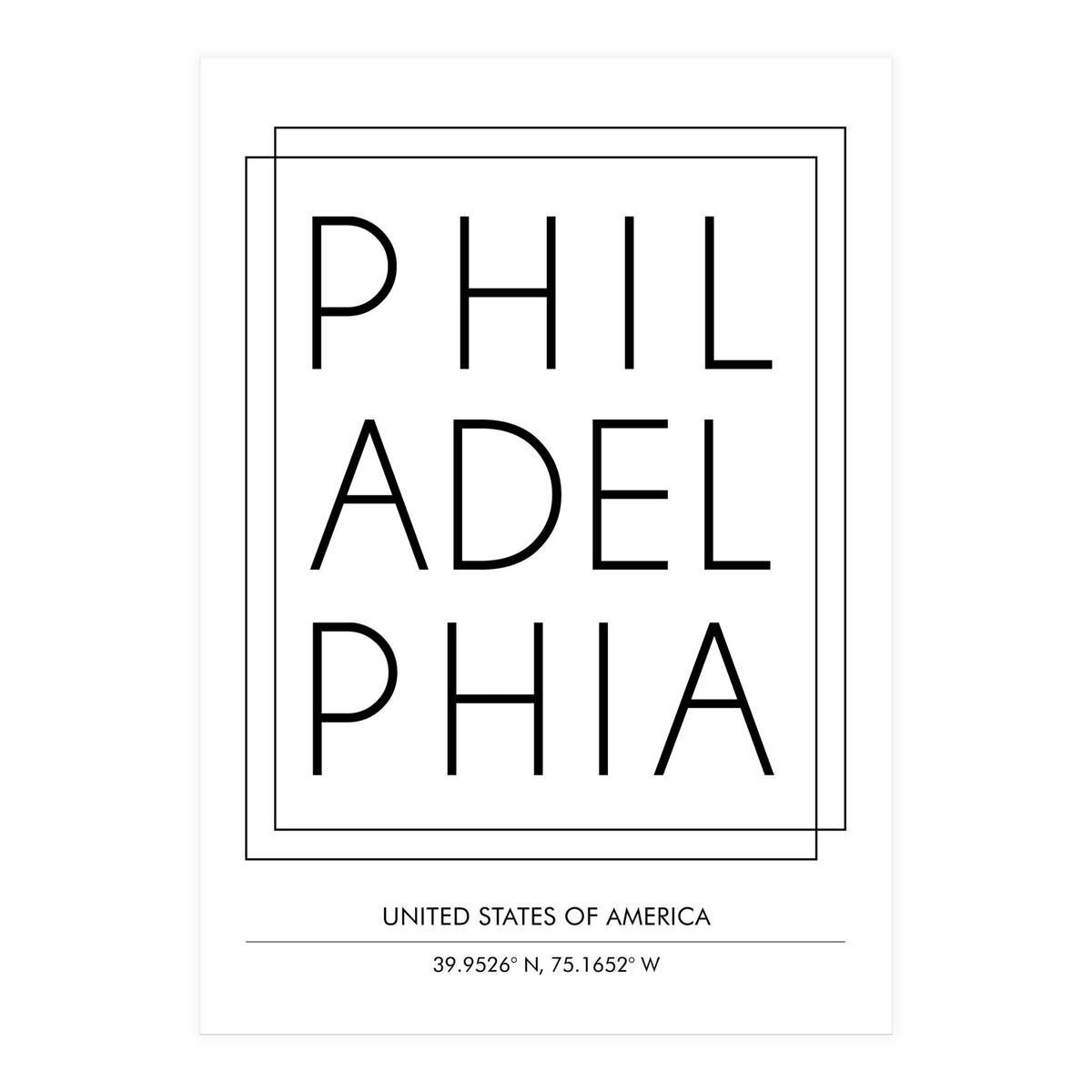Philadelphia (Print Only)