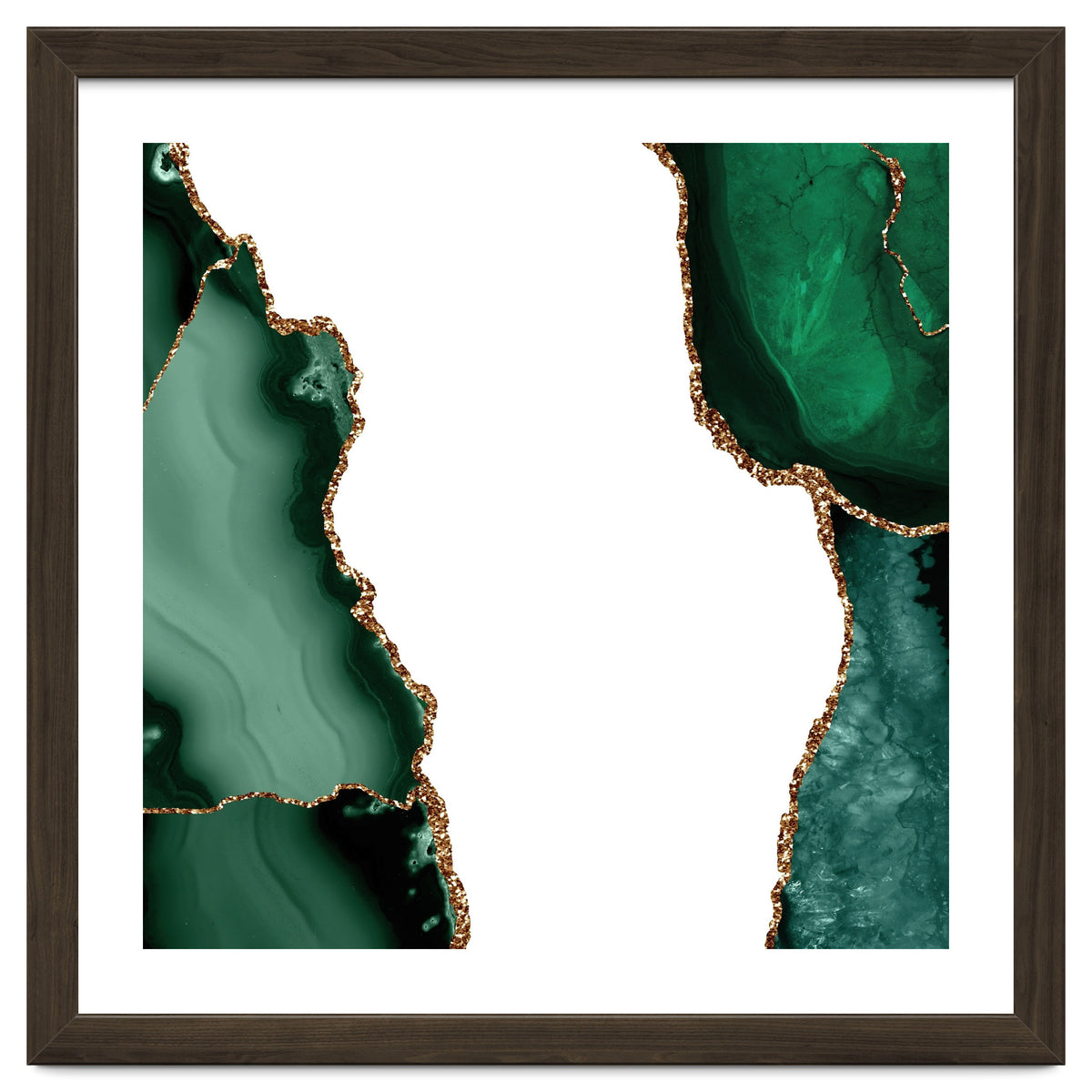 Emerald & Gold Agate Texture 15