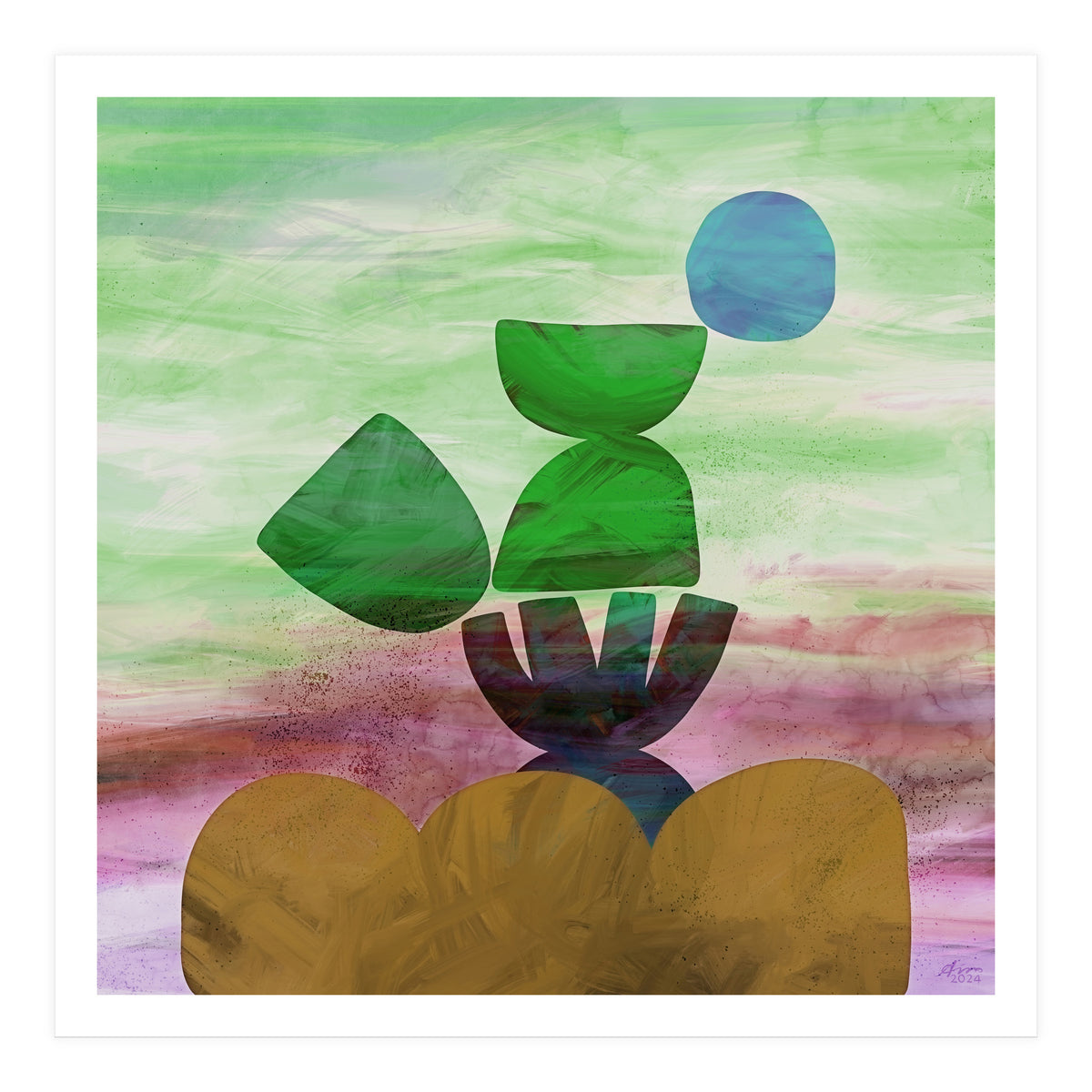 Balance (green) (Print Only)