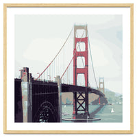 Golden Gate Watercolor Art