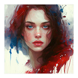 Modern Fairy Tale Blue Eyed Portrait (Print Only) thumbnail