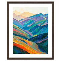 Abstract Mountain Landscape