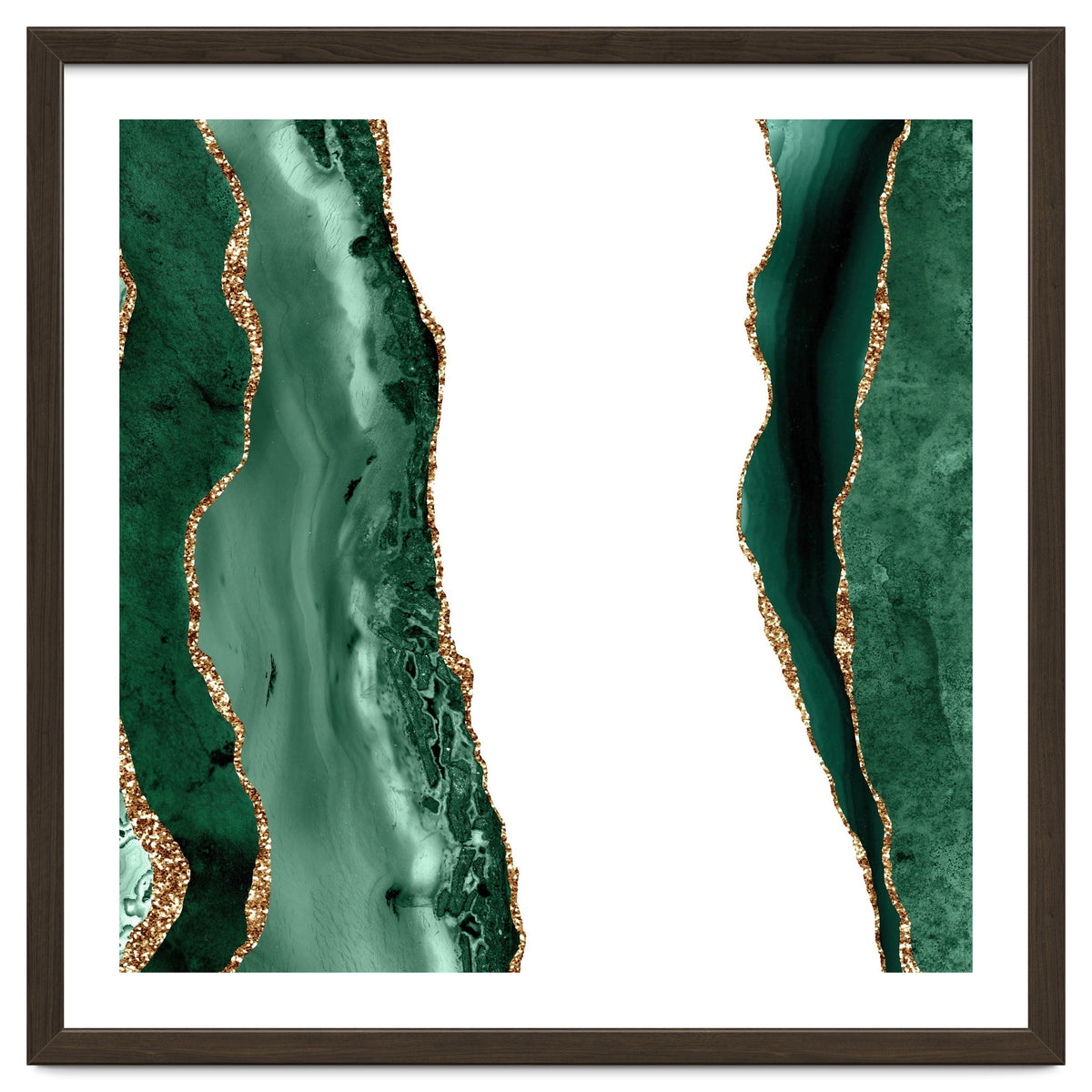Emerald & Gold Agate Texture 14