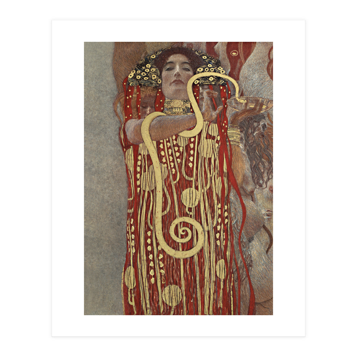 Gustav Klimt – Hygieia (1907) | Iconic Art Nouveau Masterpiece (Print Only)
