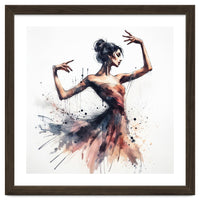 Watercolor Ballet Dancer #1