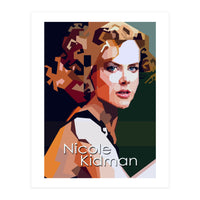 Nicole Kidman Hollywood Actress Retro Style (Print Only)