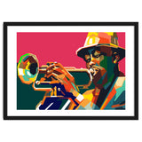 Jazz Trumpet Musician Pop Art Wpap thumbnail