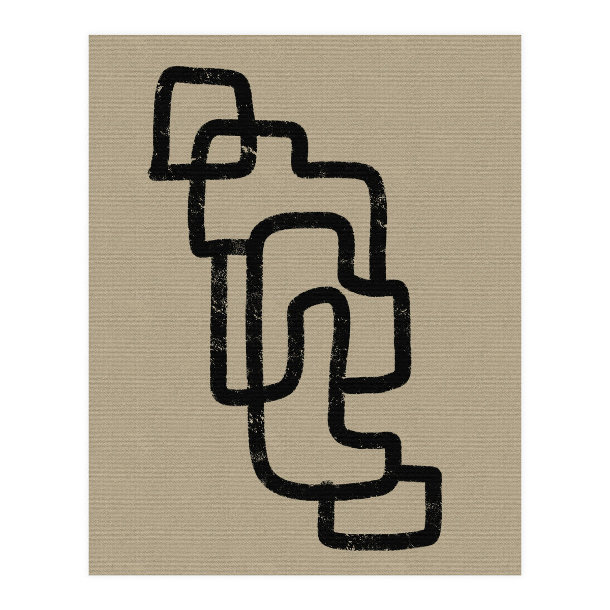 Black Minimalist Lines (Print Only)