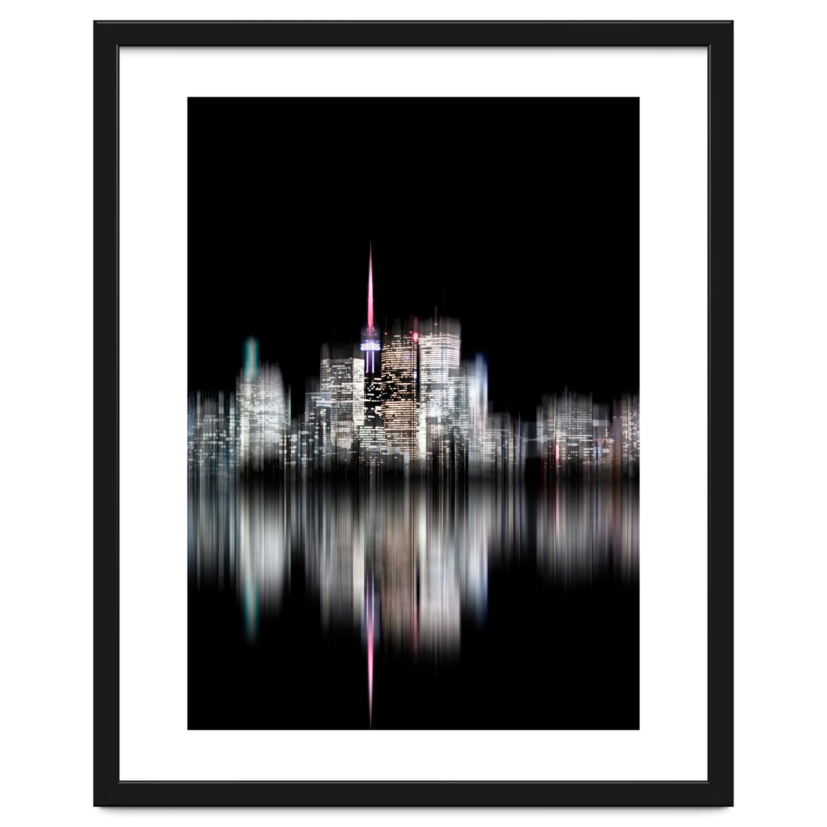 Toronto Skyline Blur Version No 2