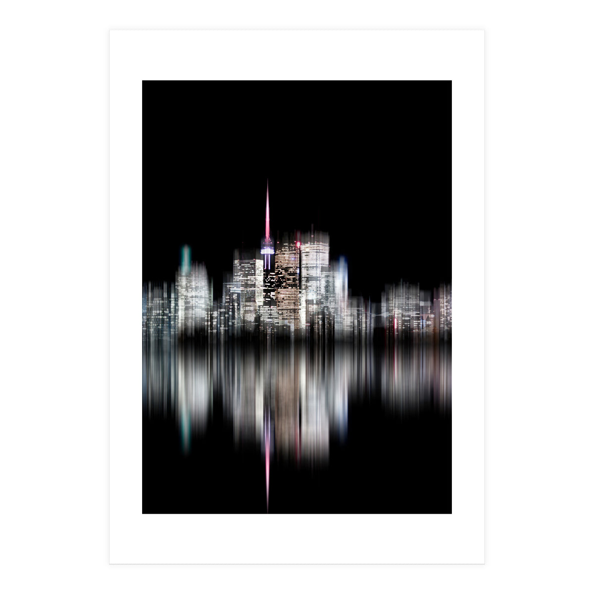 Toronto Skyline Blur Version No 2 (Print Only)