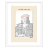 Young Man with an Apple (1505) – Raphael (ascii art) thumbnail