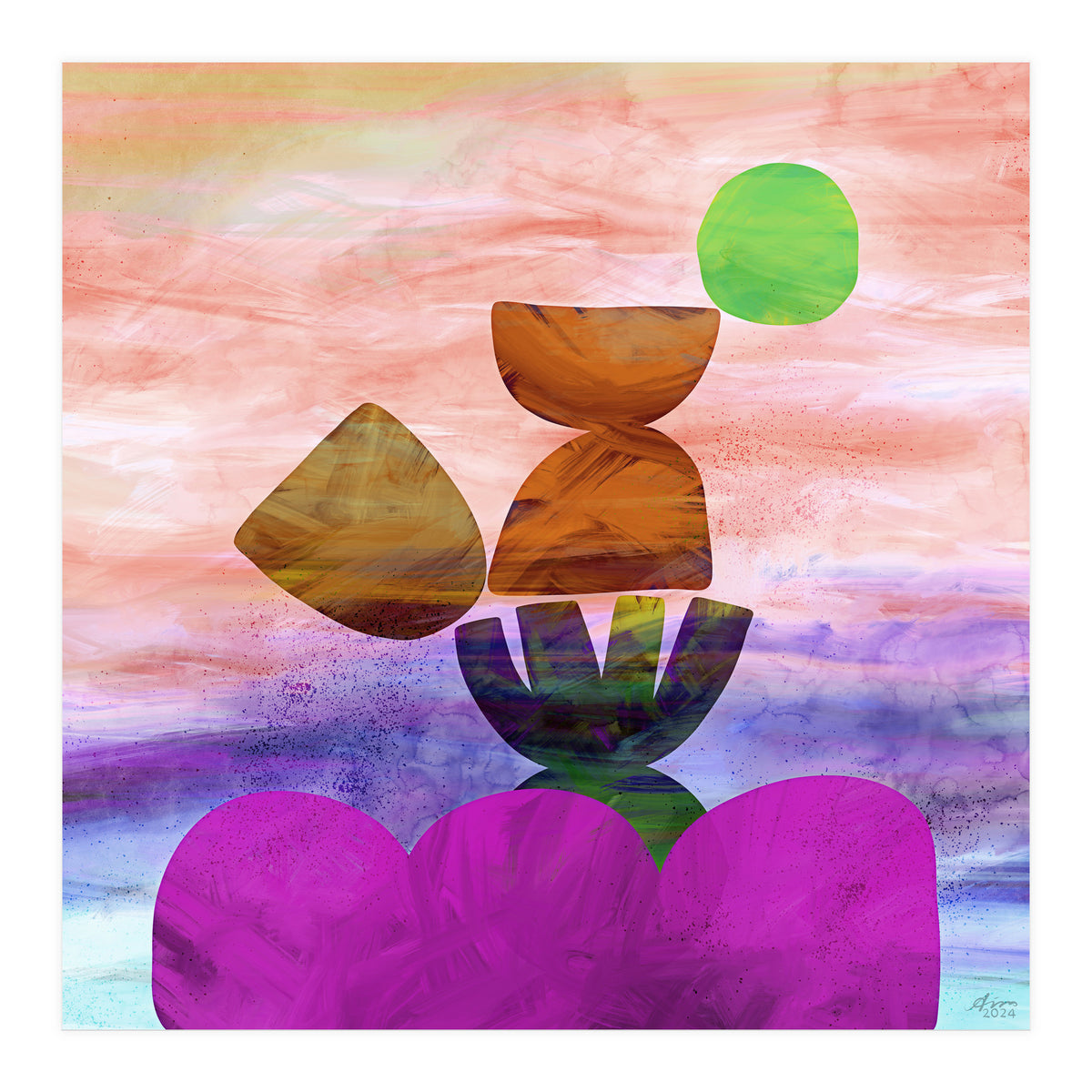 Balance (ochre) (Print Only)