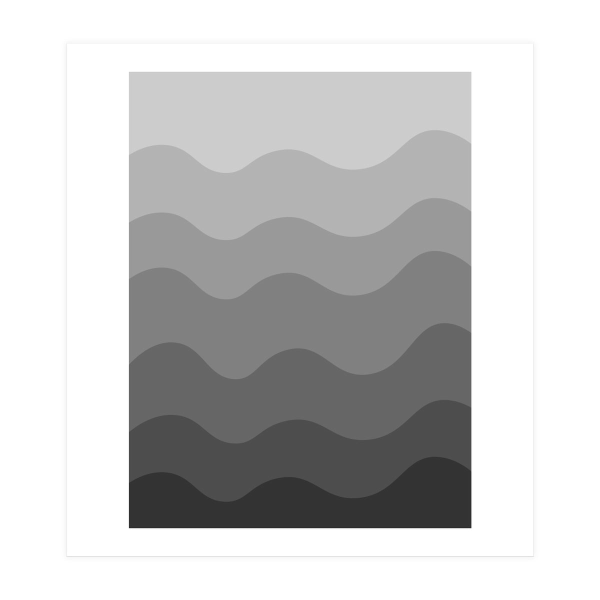Grey gradient design (Print Only)