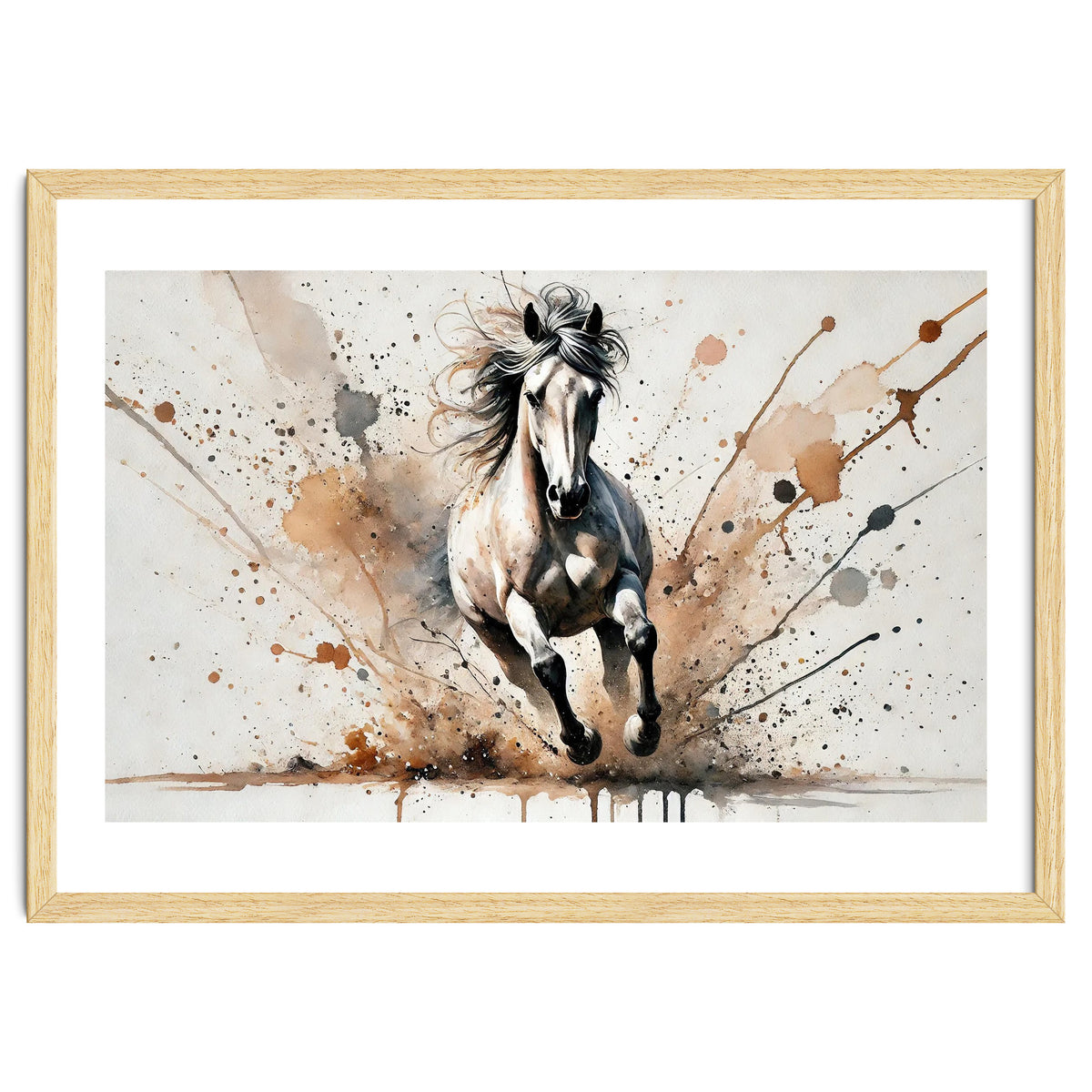 Galloping Horse Front View