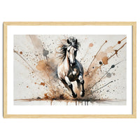 Galloping Horse Front View