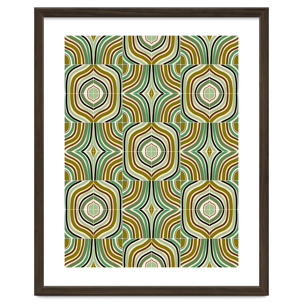 Jade Retro Rainbow Tiles