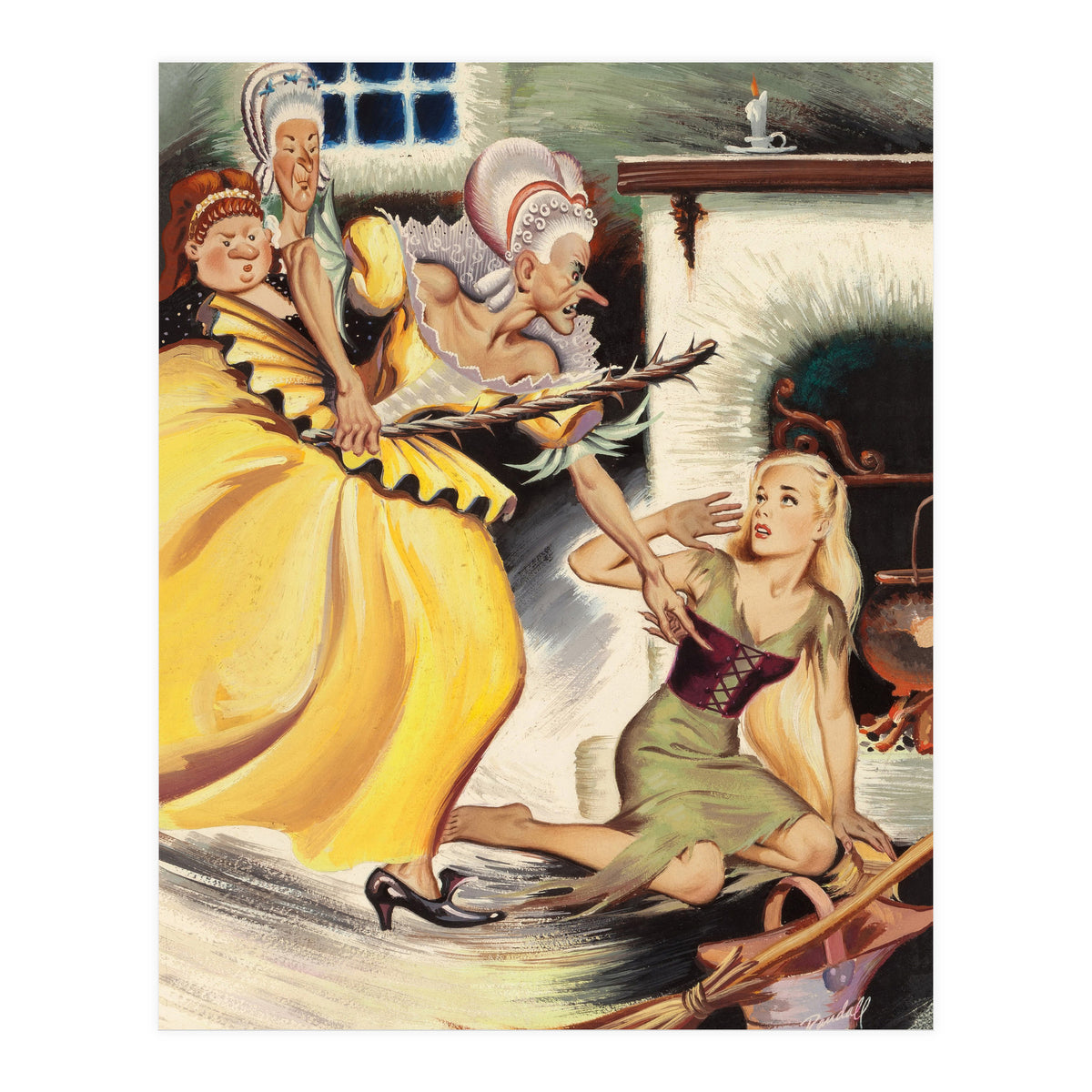 Pinup Cinderella  (Print Only)