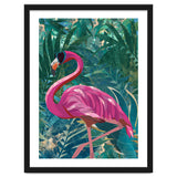 Flamingo in the jungle thumbnail