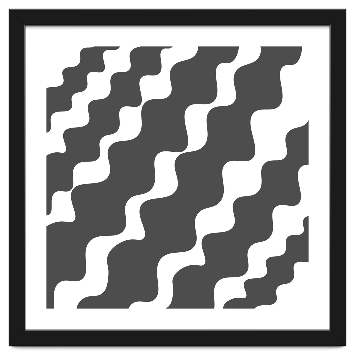 Grey Wavy Pattern