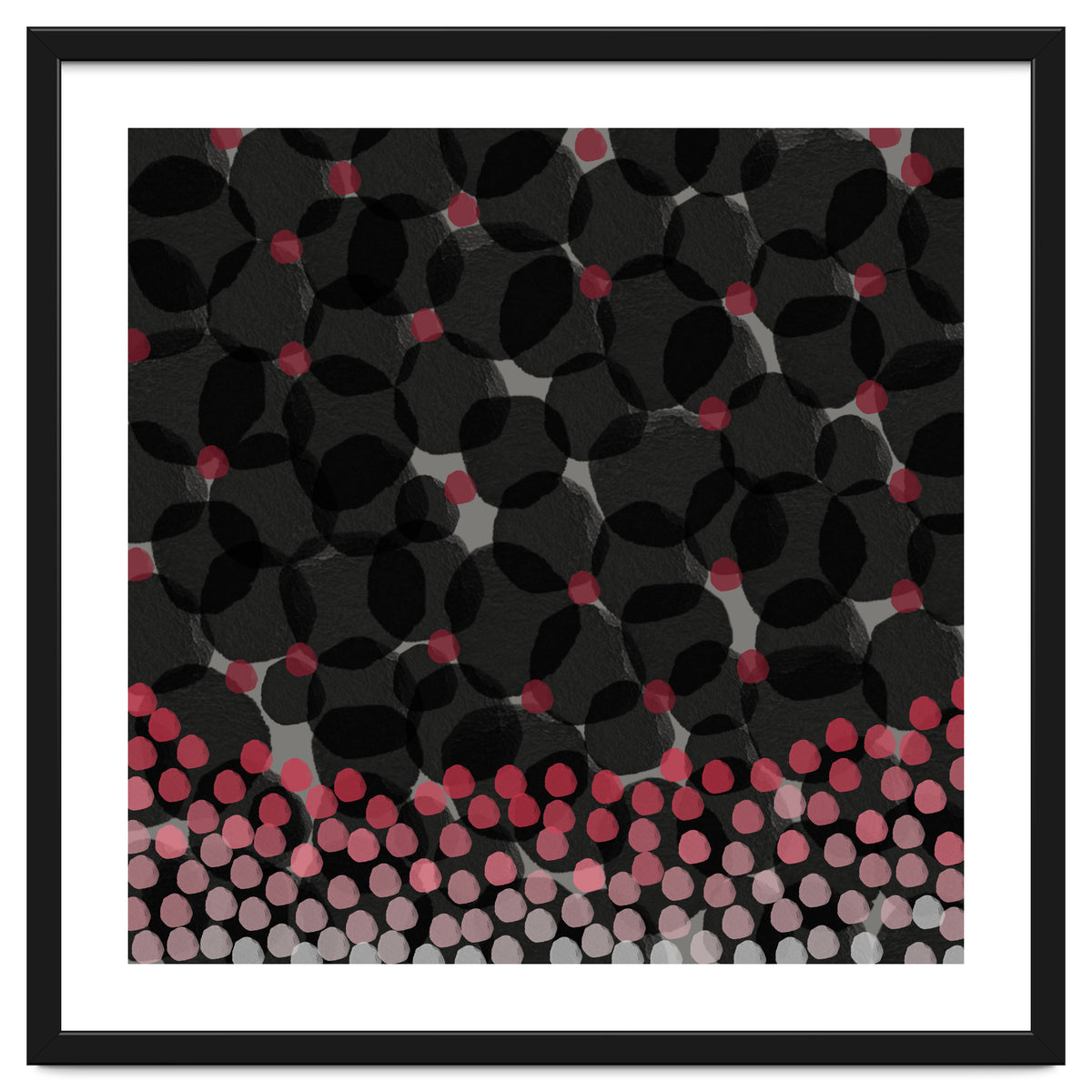 Dark Watercolor Florals