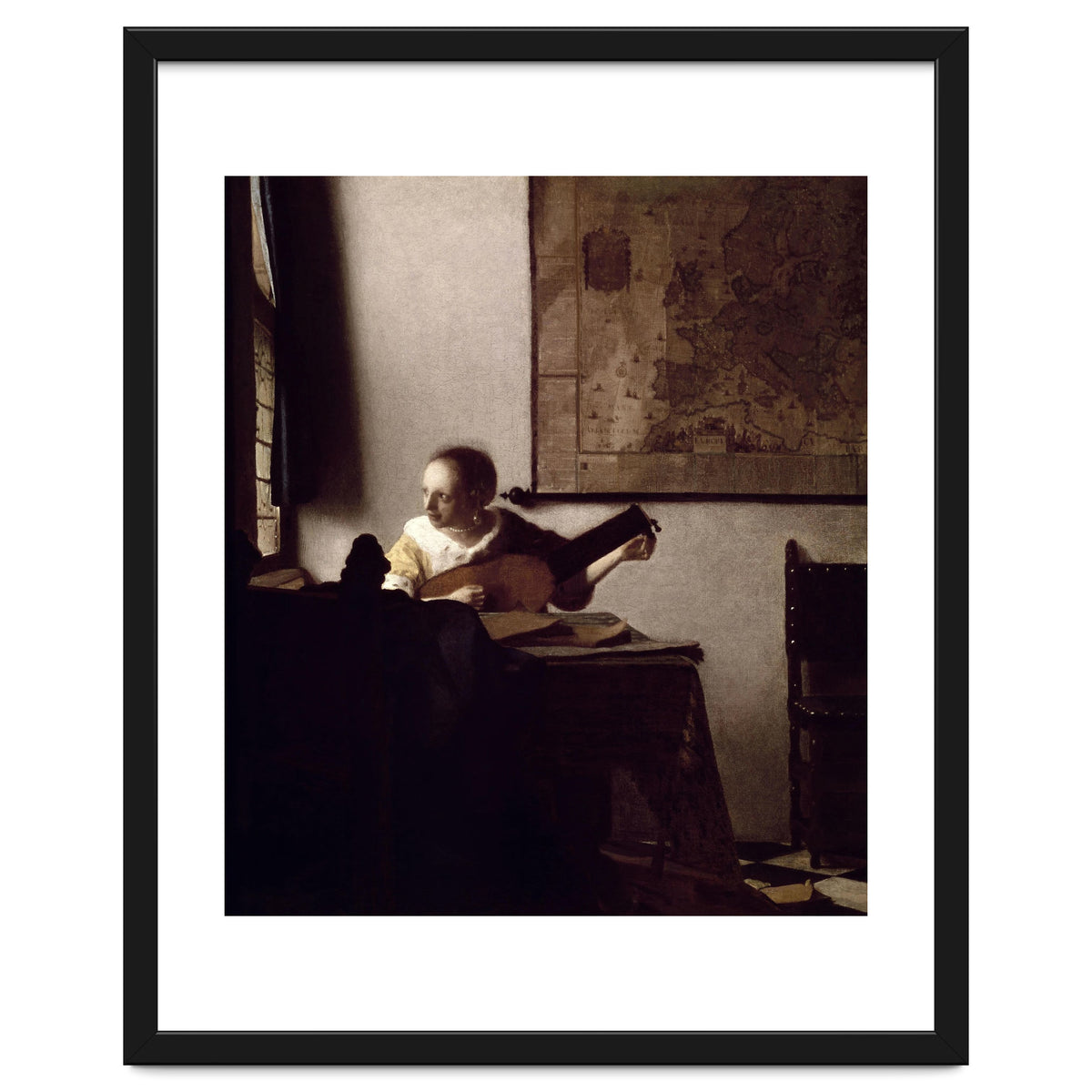 'The Lute Player', 1663-1664, Oil on canvas, 51,4 x 45,7 cm.