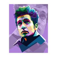 Bob Dylan Pop Art WPAP (Print Only)