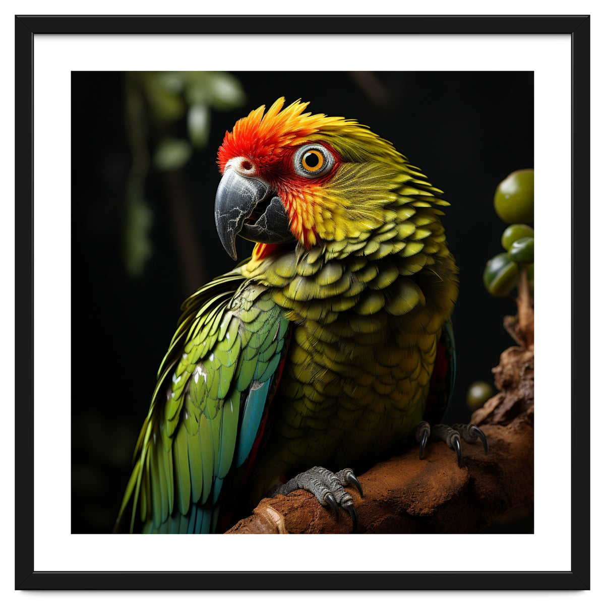 Vibrant Macaw Parrot