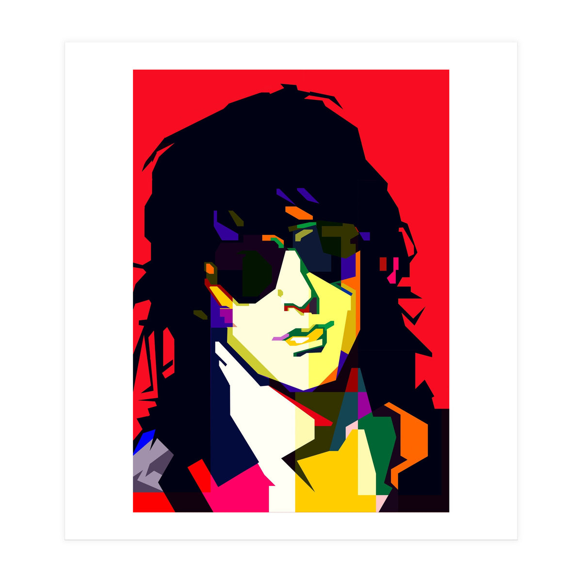 Izzy Stradlin Guitarist Pop Art WPAP (Print Only)
