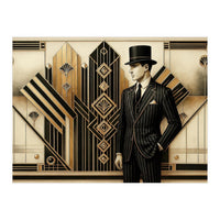 Gatsby Art Deco Noir (Print Only)