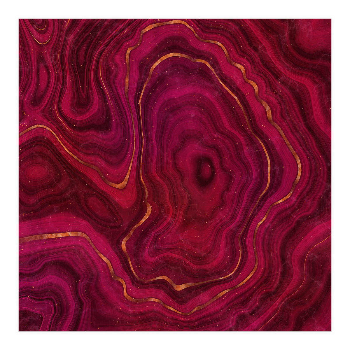 Red Agate Texture 05  (Print Only)