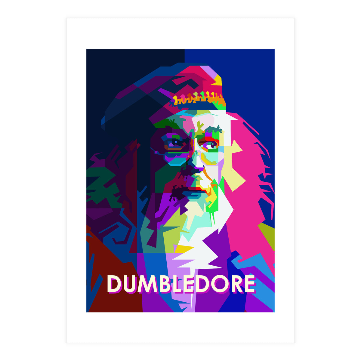Albus Dumbledore In Pop Art WPAP (Print Only)