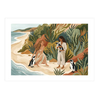 Penguin Friends By The Sea (Print Only)