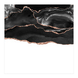 Black & Rose Gold Agate Texture 05  (Print Only) thumbnail