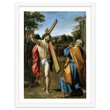Annibale Carracci / 'Domine, quo vadis?', c. 1602, Oil on panel, 77.4 x 56.3cm. AGOSTINO CARRACCI. thumbnail