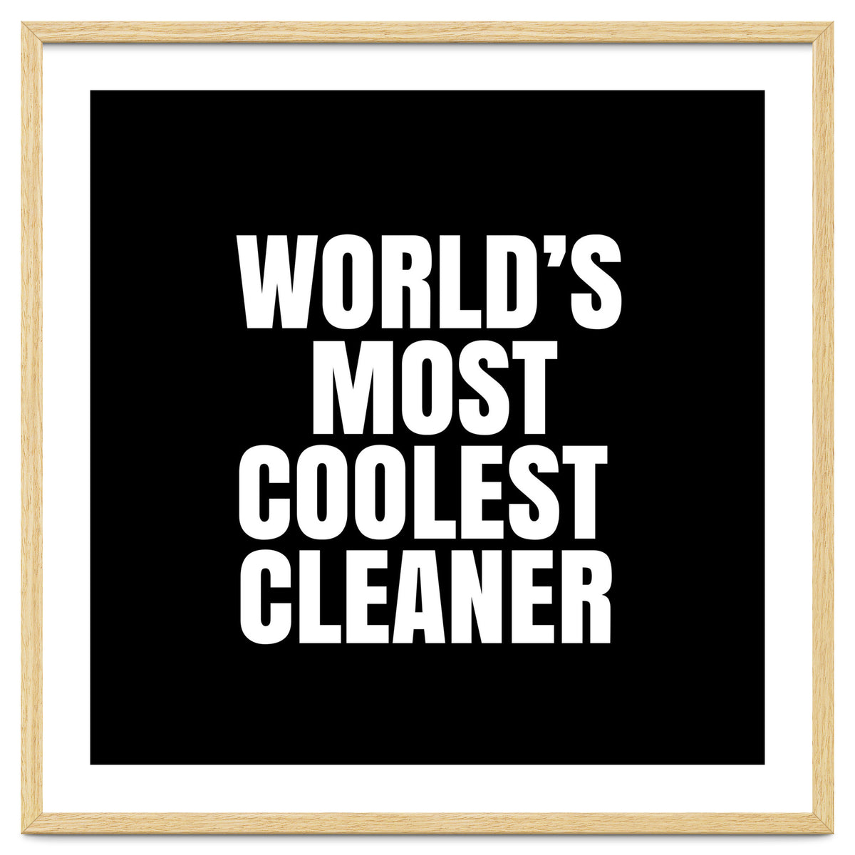 World's most coolest cleaner