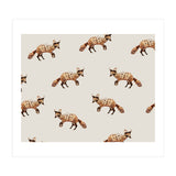 Gold Fox Pattern (Print Only) thumbnail