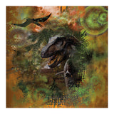 Dinosaur Jurassic T-Rex Collage (Print Only) thumbnail
