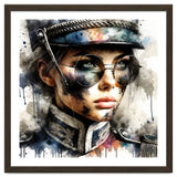Watercolor Napoleonic Soldier Woman #5 thumbnail