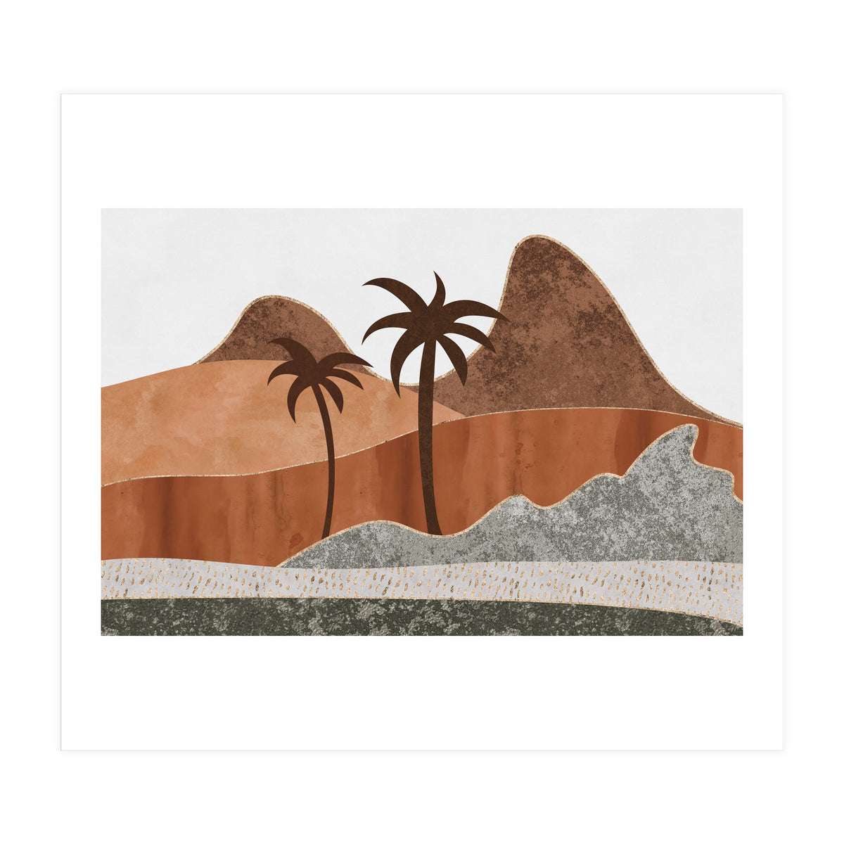 Abstract Landscape Desert Dream (Print Only)