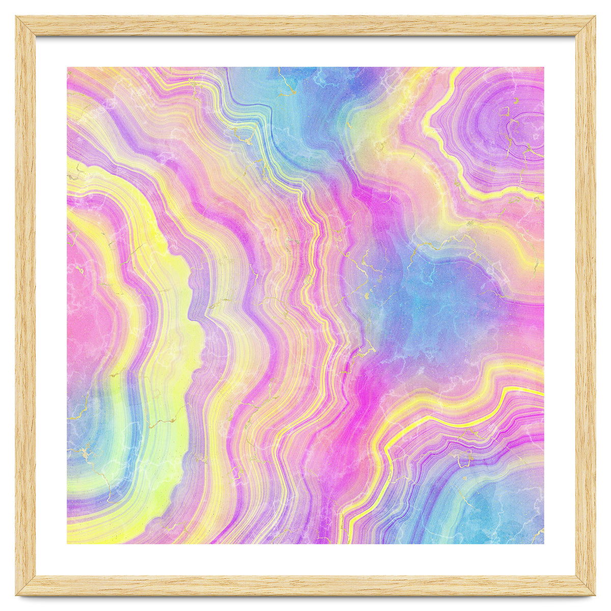 Neon Agate Texture 08