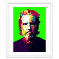 Jeff Bridges Hollywood Actor Pop Art WPAP