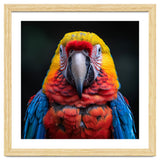 Close Up Portrait Of A Colorful Macaw Parrot thumbnail